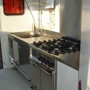 SDIS Lozère : Vue del a partie cuisson et laverie