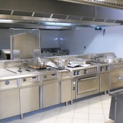 Vue de la zone cuisson, piano central