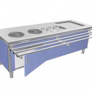 MEUBLE DE TRI "ADULTES" pour cuisine professionnelle