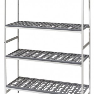RAYONNAGE FERMOSTOCK 5611 - 90 KG - 4 NIVEAUX pour cuisine professionnelle
