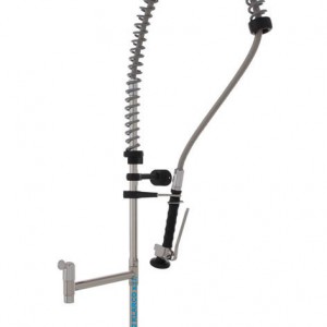 ENS. DOUCHETTE MÉLANGEUR MONOTROU  + COL DE CYGNE pour cuisine professionnelle