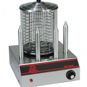 CHAUFFE SAUCISSES 4 PLOTS pour cuisine professionnelle