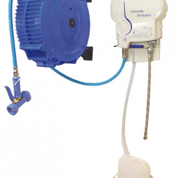 CENTRALE EVOLUTION 1P – ENROULEUR AUTO PVC 13M – S pour cuisine professionnelle CENTRALE EVOLUTION 1P - ENROULEUR AUTO PVC 13M - S pour cuisine professionnelle