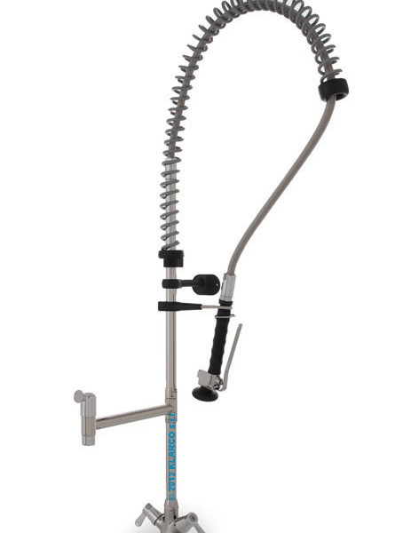 ENS. DOUCHETTE MÉLANGEUR MONOTROU + COL DE CYGNE pour cuisine professionnelle ENS. DOUCHETTE MÉLANGEUR MONOTROU + COL DE CYGNE pour cuisine professionnelle